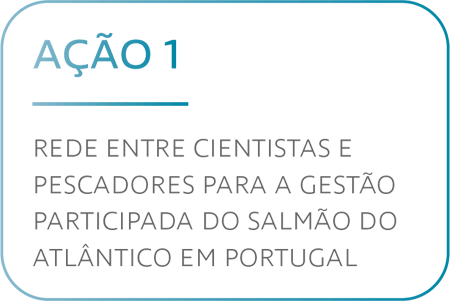 O projeto - Ação 1. Rede entre cientistas e pescadores para a gestão participada do salmão do atlântico em Portugal