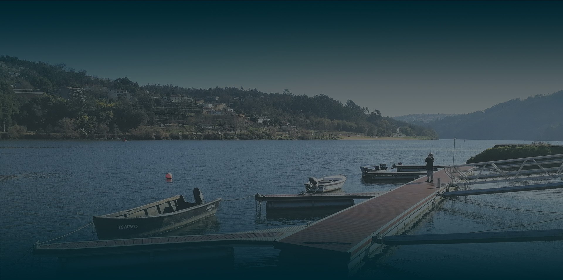 Imagem paisagem Rio Minho