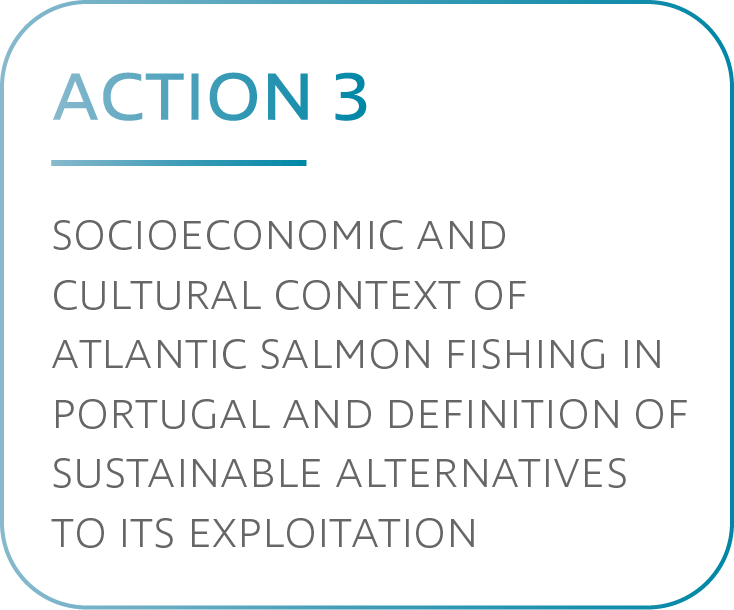 Action3. Socioeconomic and cultural context of atlantic salmon fishing in Portugal and definition of sustainable alternative to its exploitation.