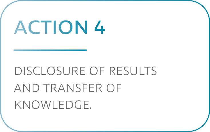 Action4. Disclosure os results and transfer of knowledge
